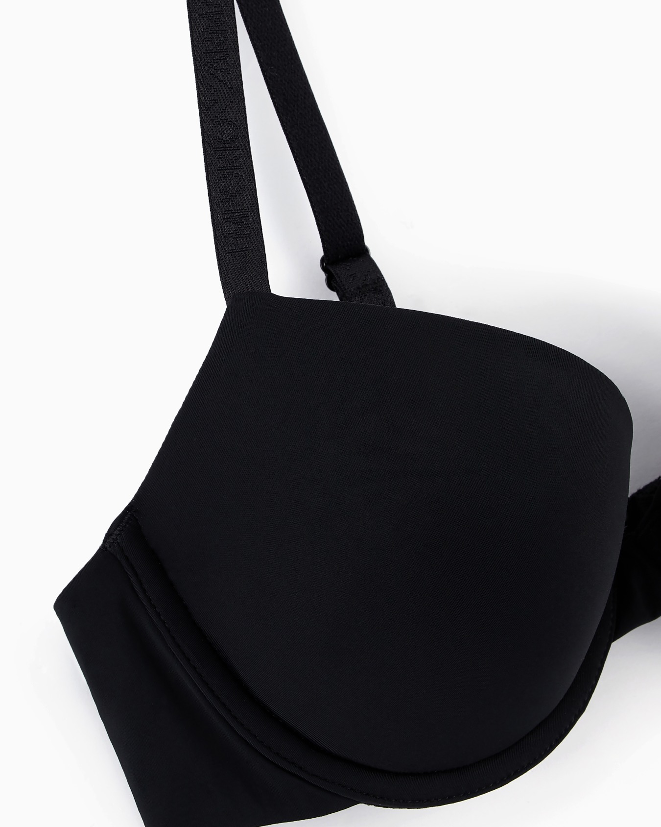 Bonded microfibre push-up bra Slide 3