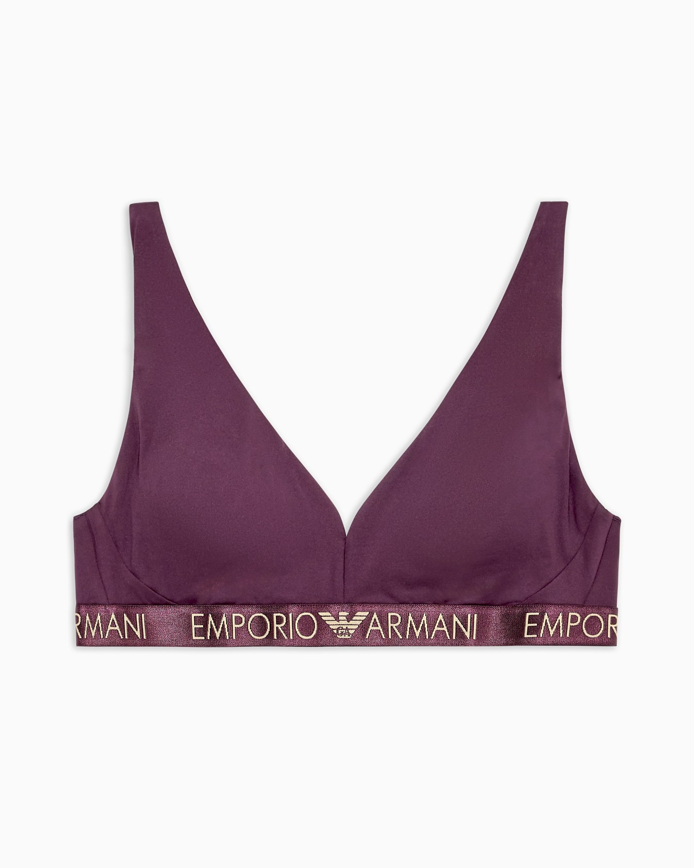 Iconic microfibre bralette with removable cups Slide 0