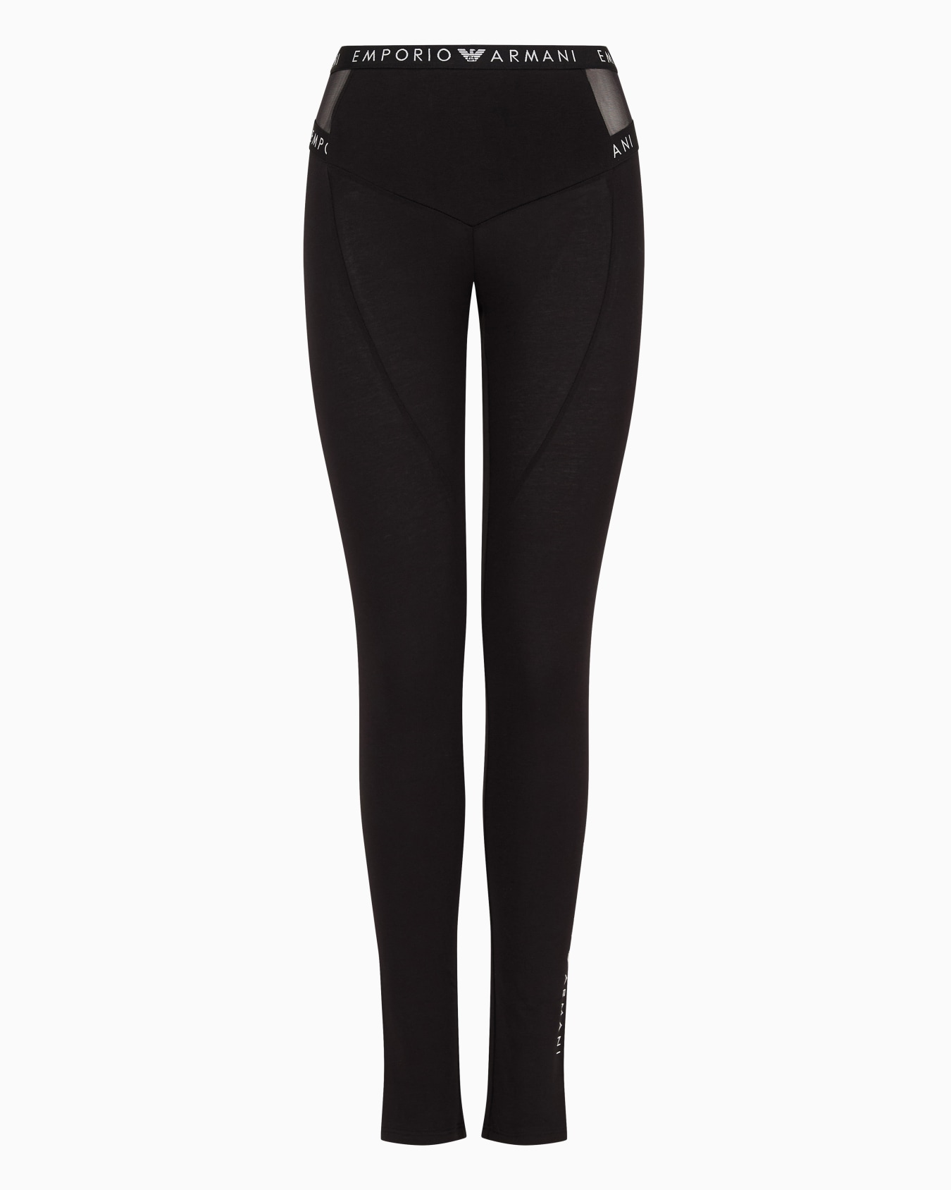 Leggings loungewear in cotone organico Iconic logoband ASV Slide 0