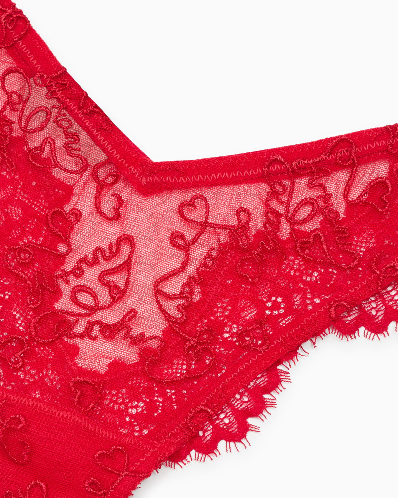 Mesh thong with all-over Holidays logo embroidery Diapositiva 3