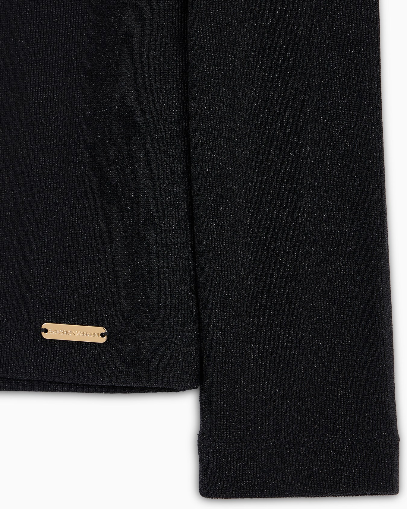 Loungewear-Rollkragenpullover aus Lurex-Strick Folie 3