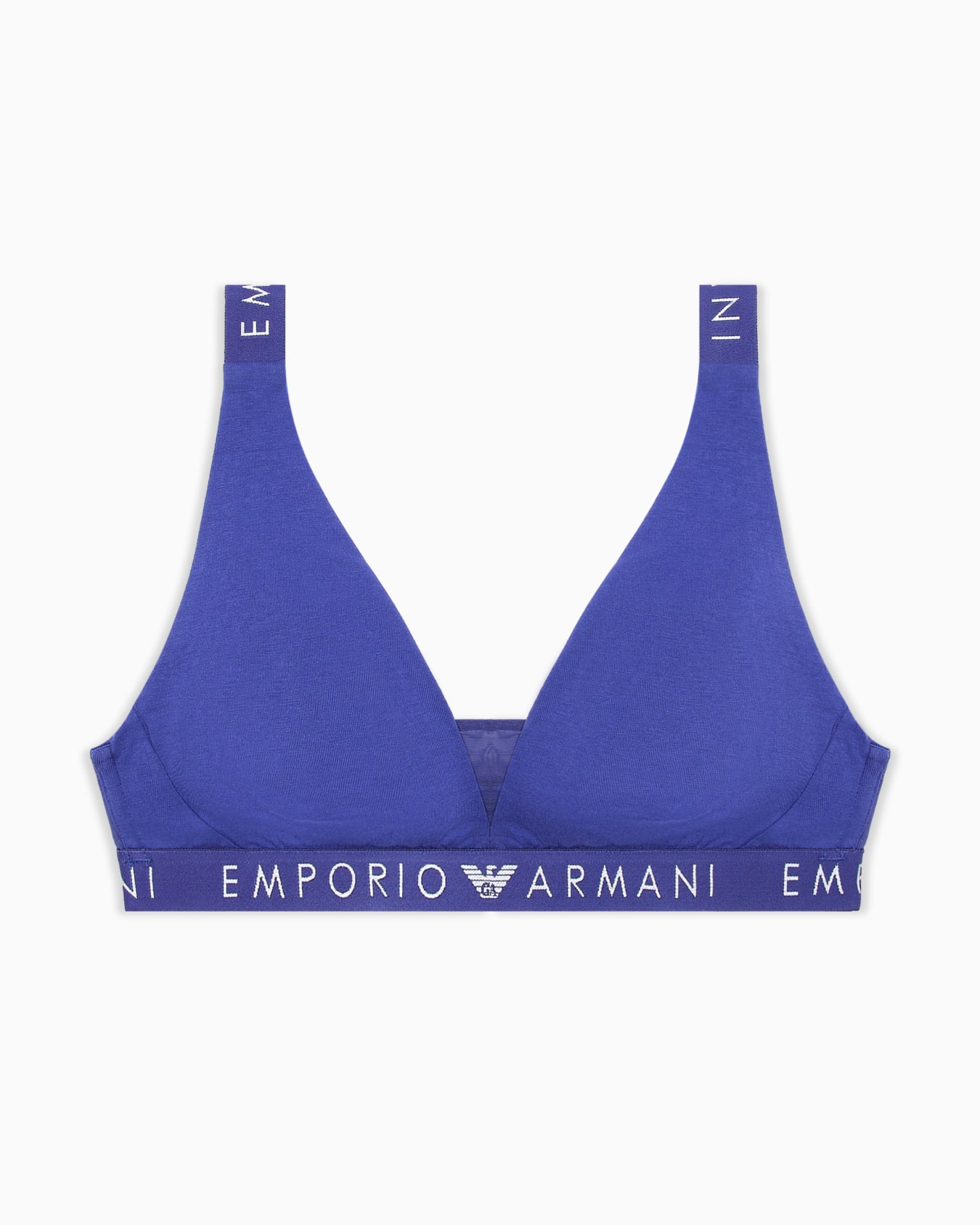 ASV Iconic organic-cotton bralette with logo underband Slide 0