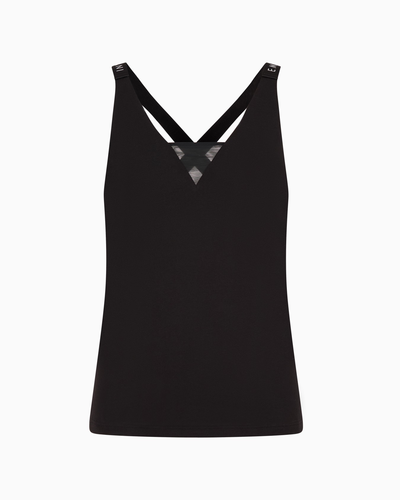 ASV Iconic organic-cotton loungewear tank top with logo band Slide 0