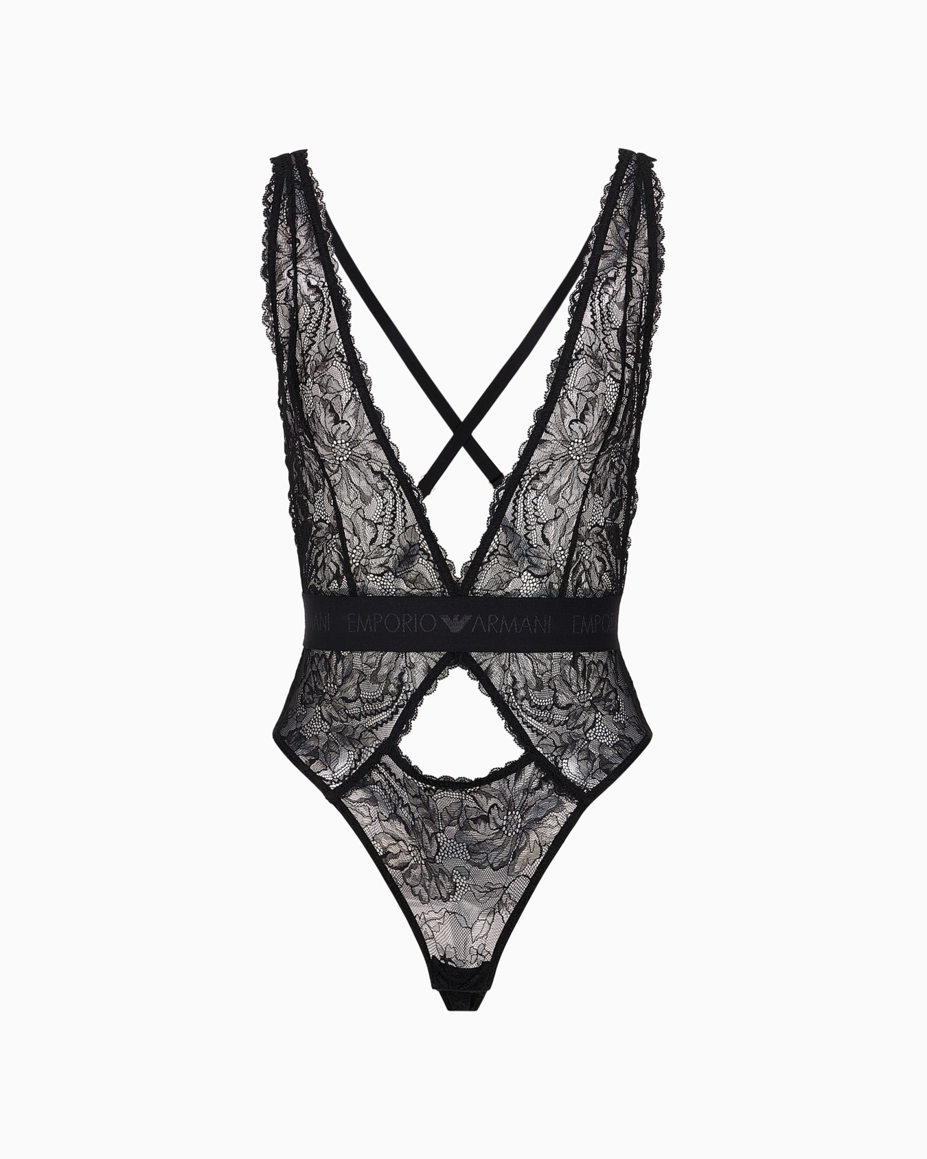 Body Eternal Lace de encaje reciclado con logotipo en la cintura ASV Diapositiva 0