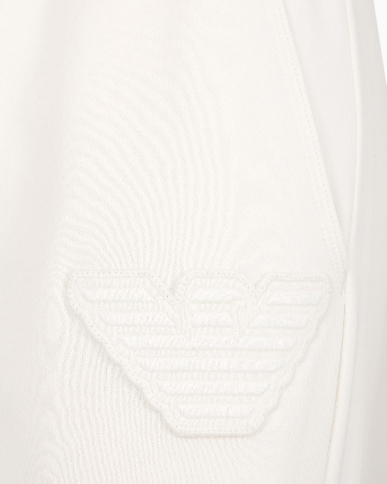 Jersey loungewear joggers with eagle patch Slide 3