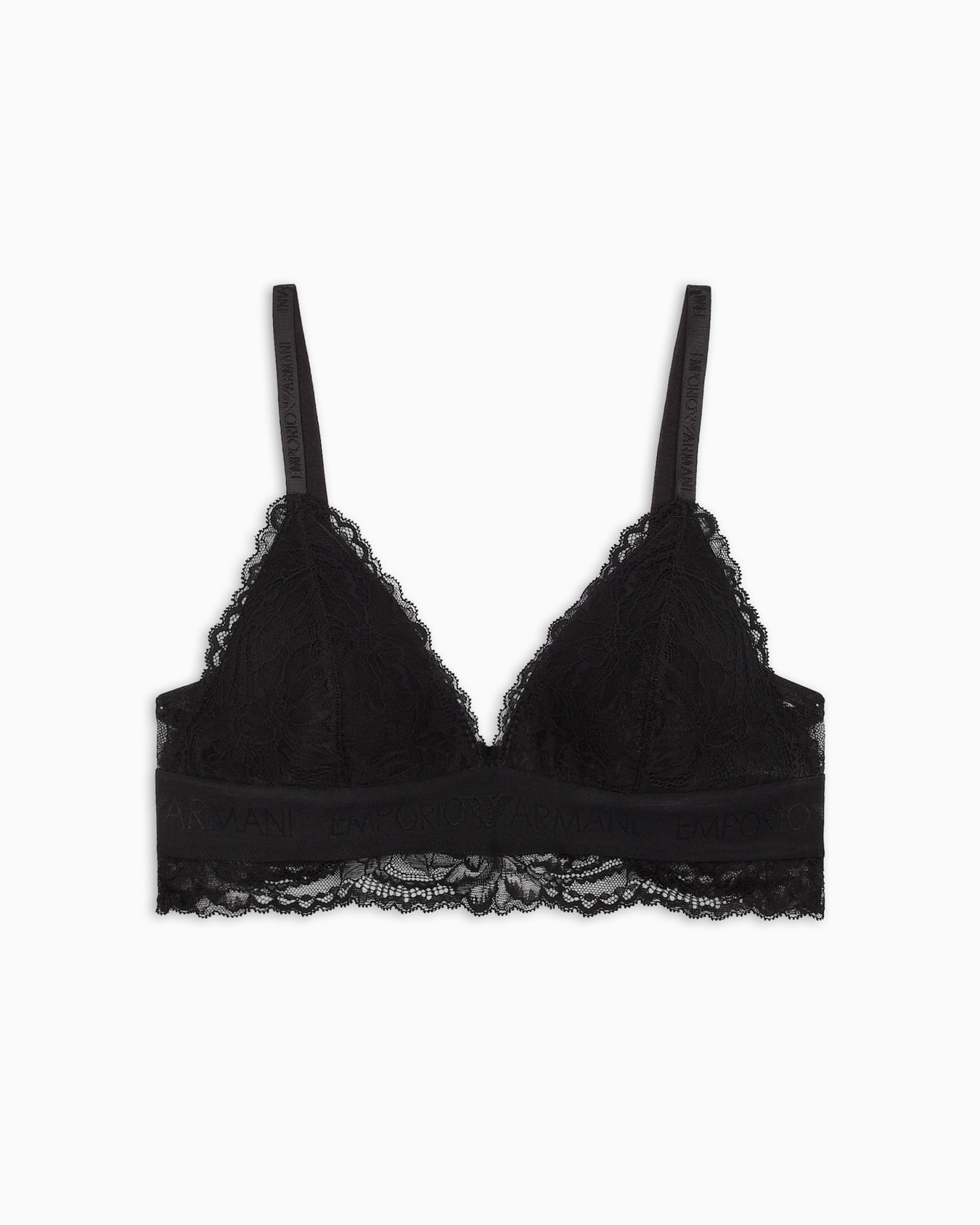 ASV Eternal Lace padded triangle bra made of recycled lace and with a logo underband Slide 0