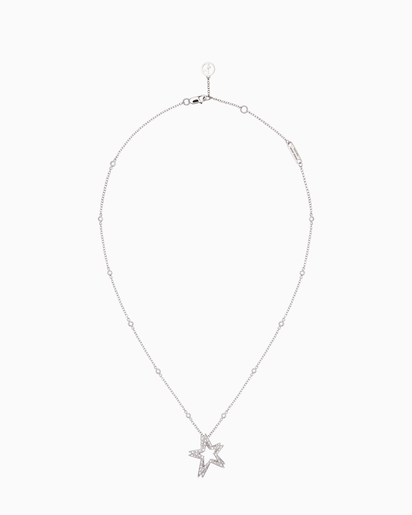 18K white-gold, diamond Firmamento necklace Diapositiva 0