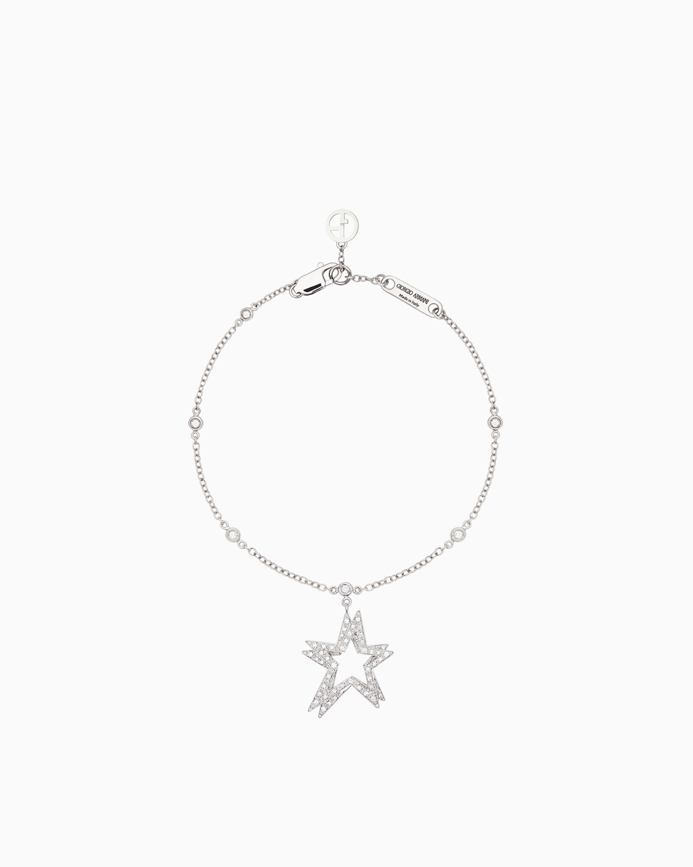18K white-gold, diamond Firmamento bracelet Diapositiva 0