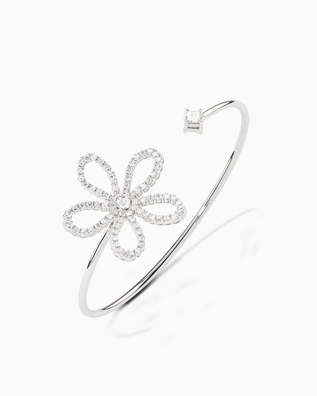 18K white-gold, diamond Sì bracelet Diapositiva 0