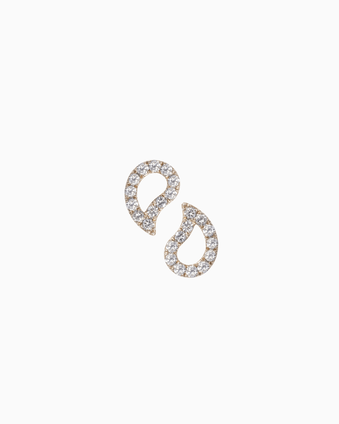 Josephine earrings in 18k gold and diamonds Diapositiva 0
