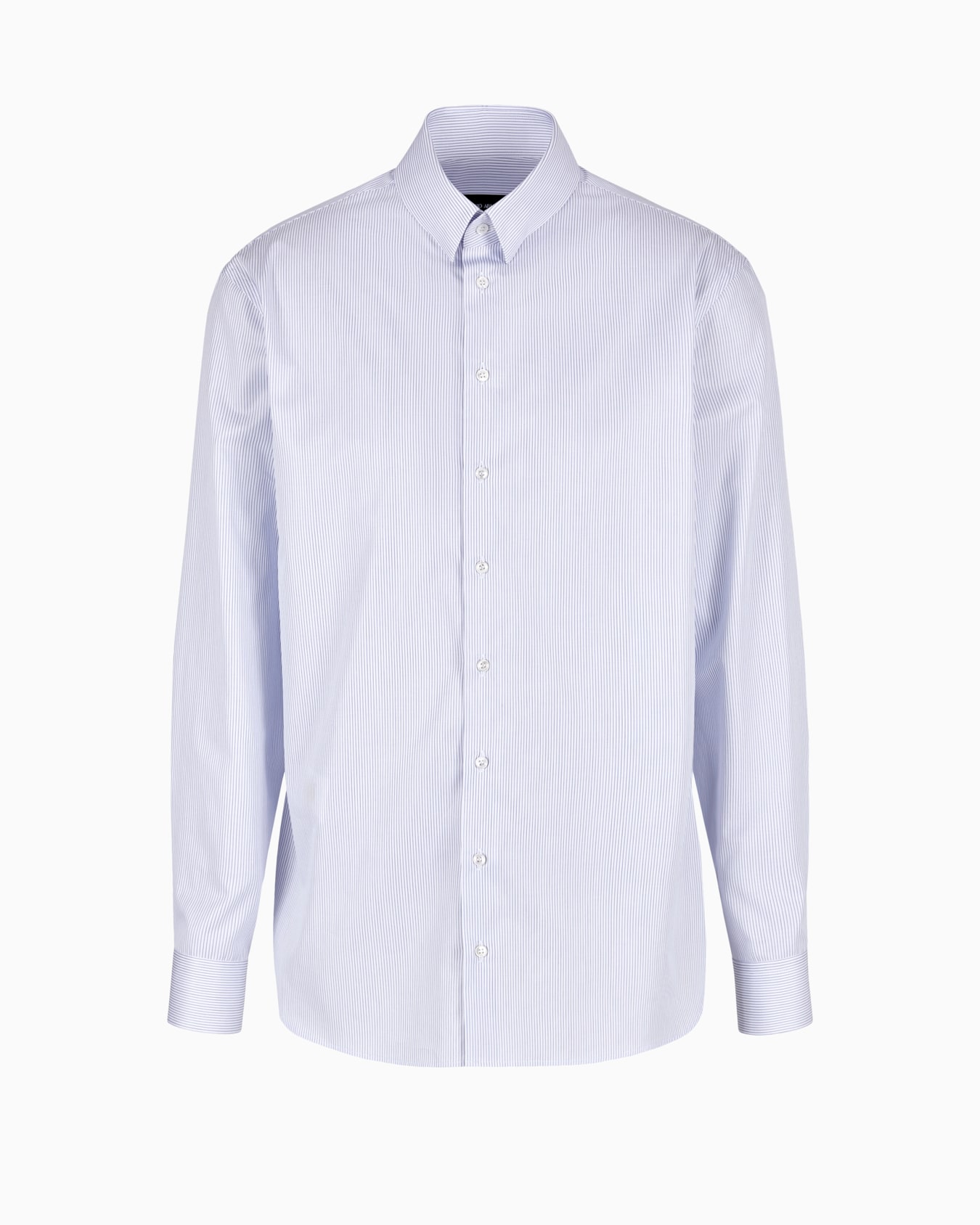 Regular-fit shirt in striped cotton Slide 0