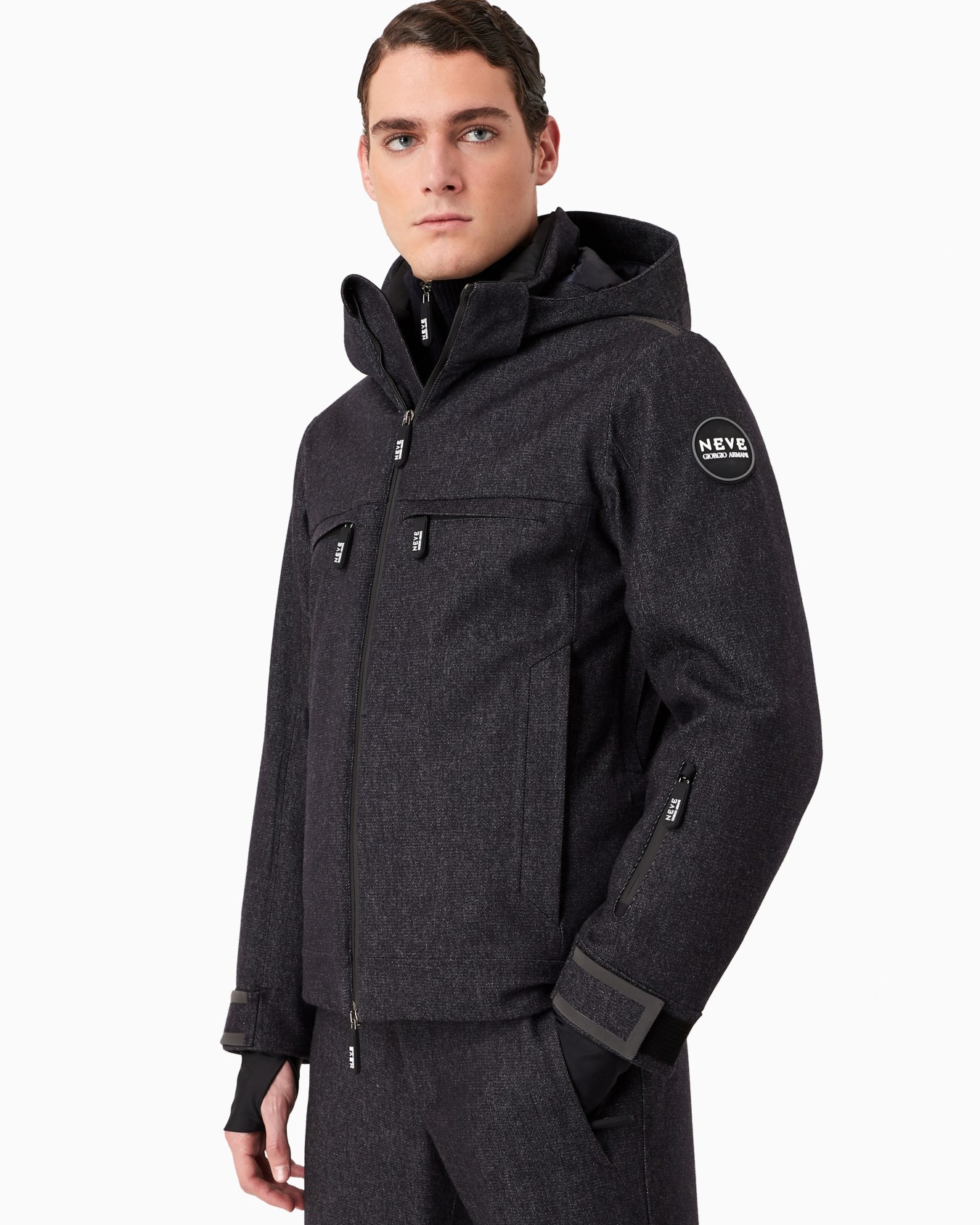 Giorgio Armani Neve technical ski jacket Slide 1