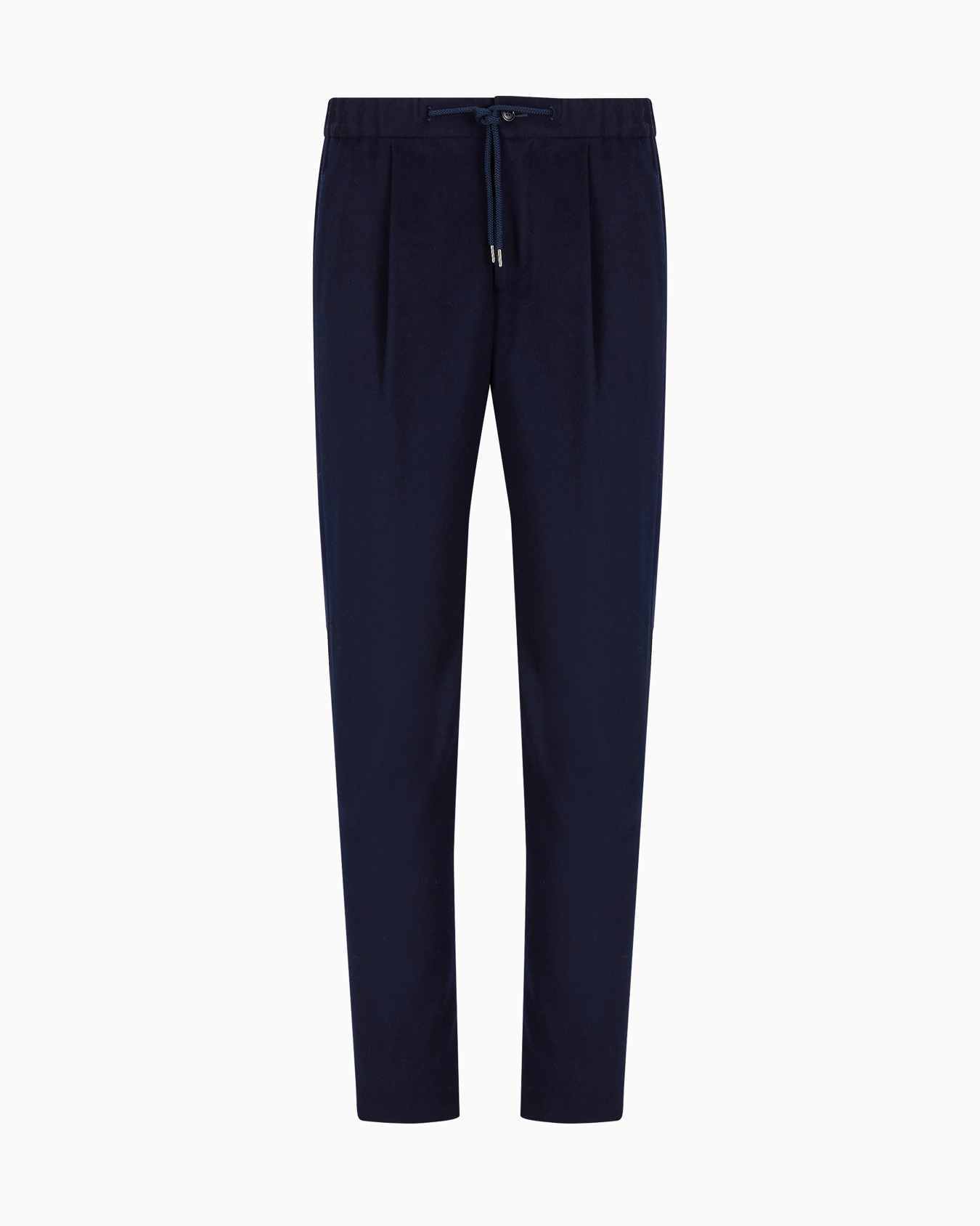 Giorgio Armani Vicuña Pantaloni a una pince in pura vicuña chevron Slide 0