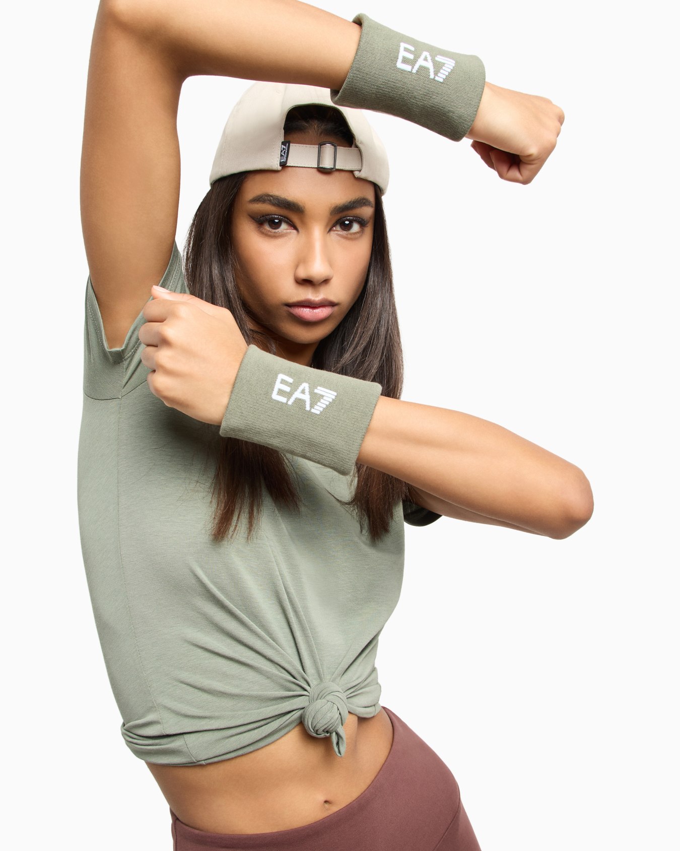 Tennis Pro stretch-cotton blend wristbands Slide 2
