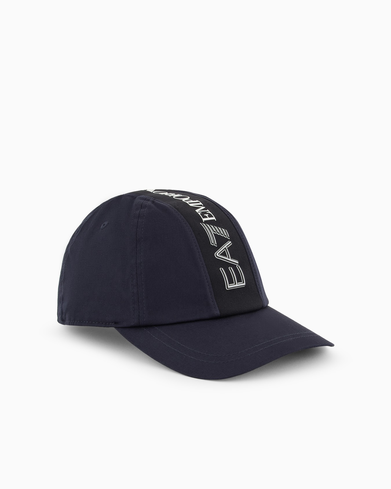 Cotton baseball cap with logo tape Slide 0