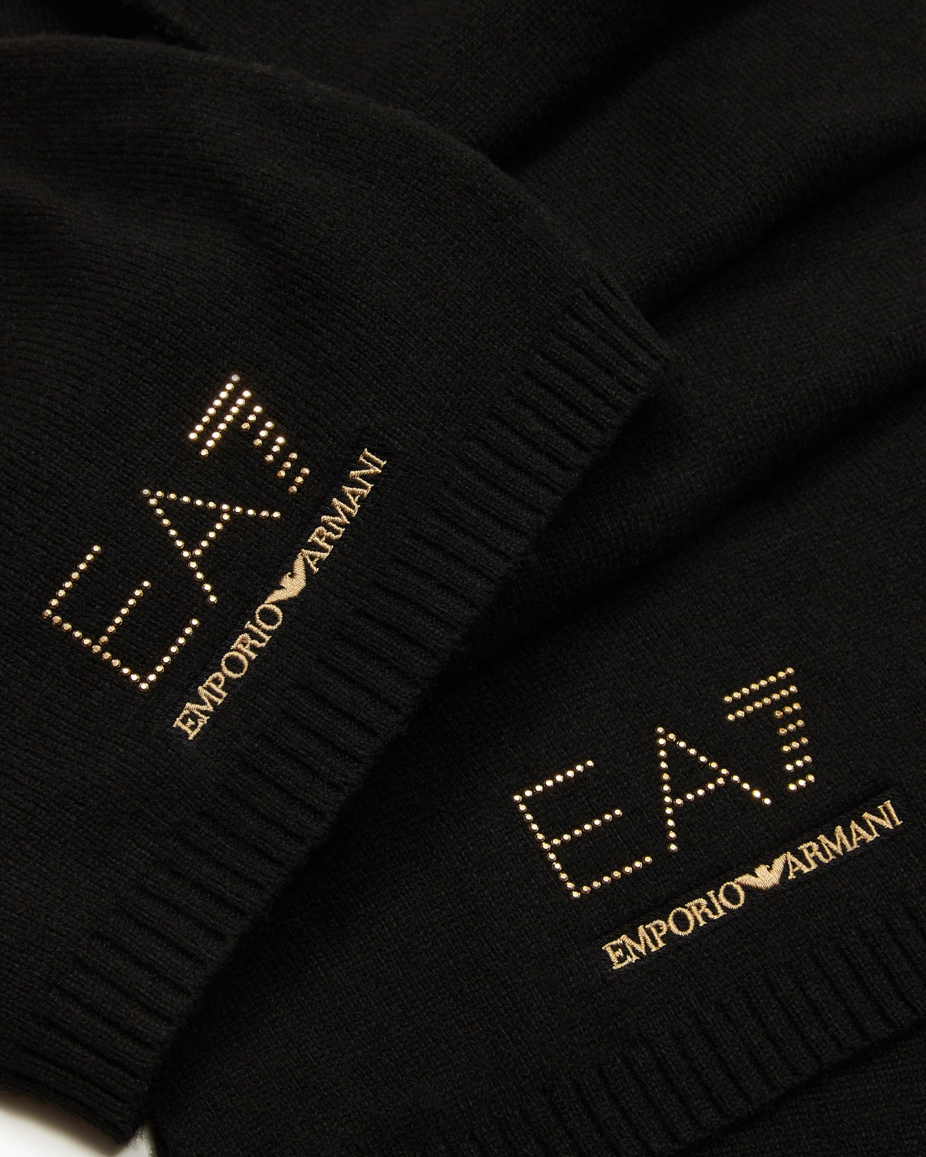 Studded logo beanie and scarf gift set Slide 1