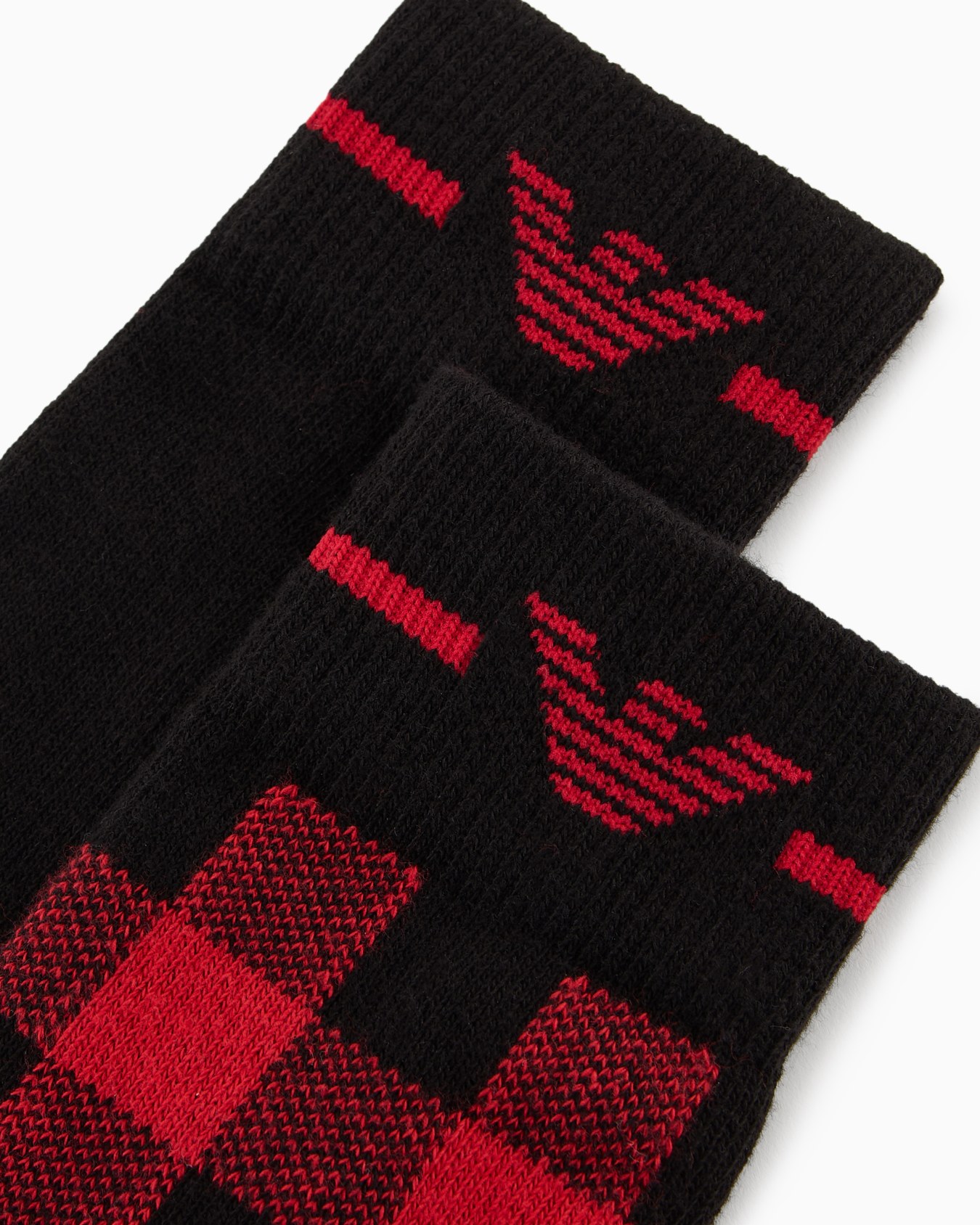 Gift pack of two pairs of tartan socks Slide 1