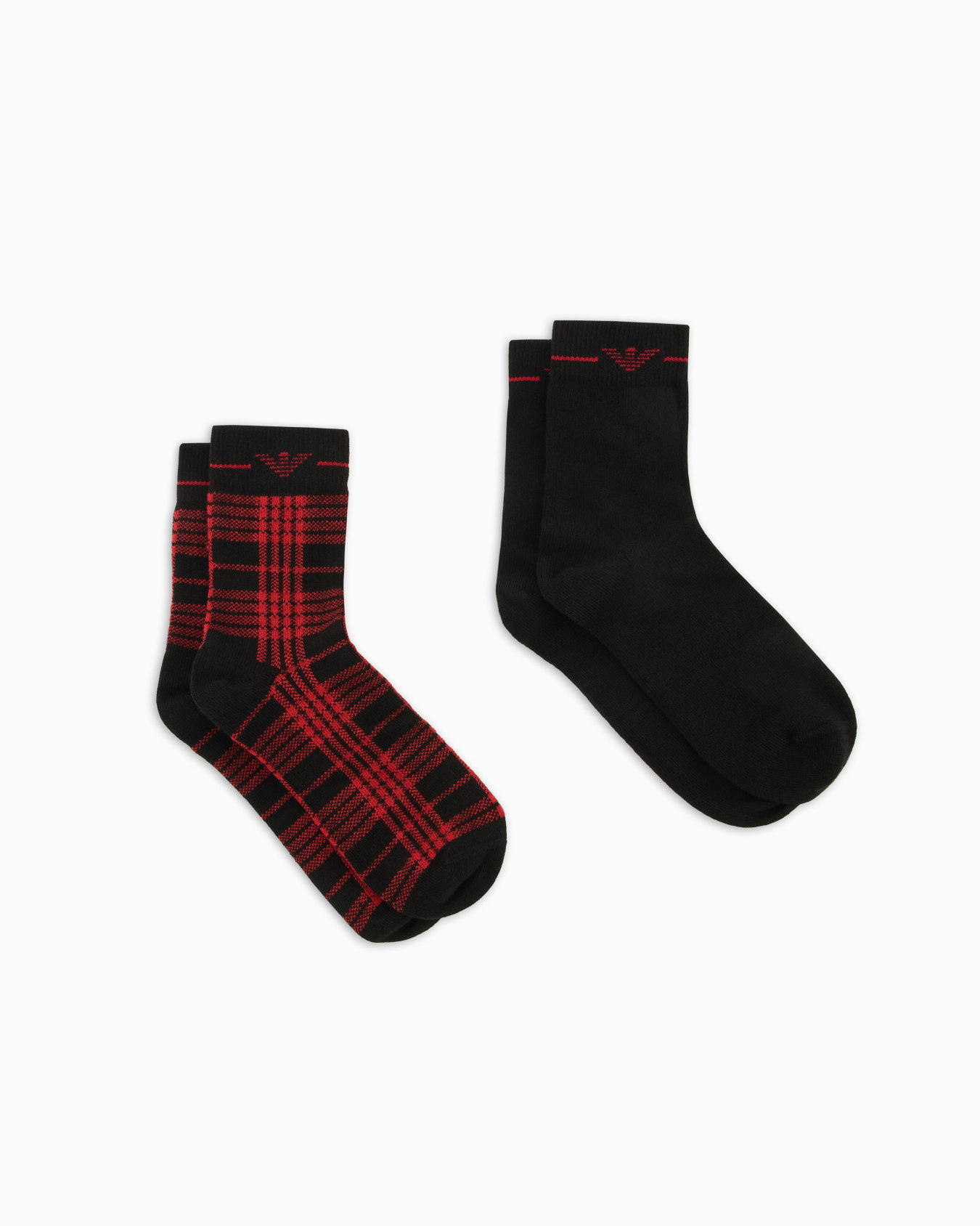 Gift pack of two pairs of tartan socks Slide 0