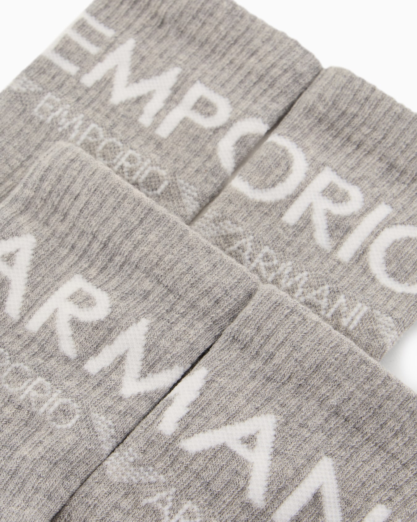 Two-pack of terry socks with athletic jacquard logo Slide 1