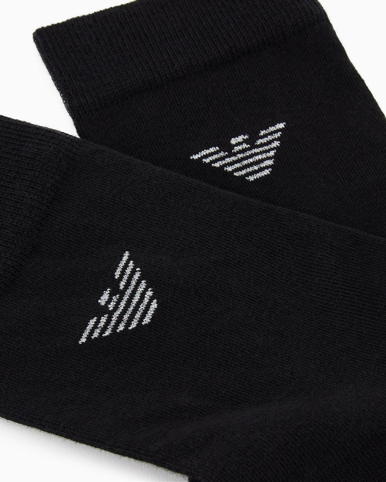 Three-pack of cotton socks with lurex eagle Slide 1