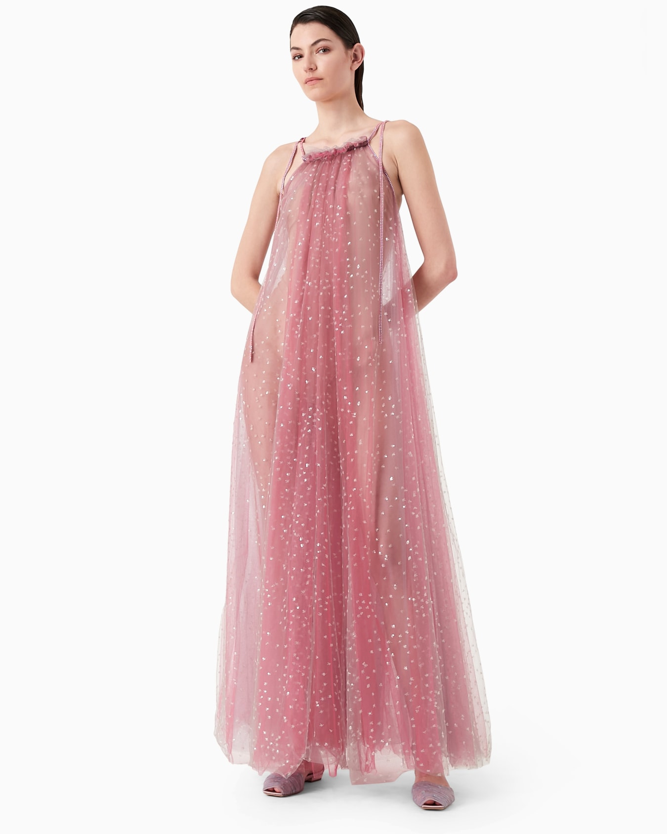 Robe en tulle effet ciel étoilé Diapositive 1
