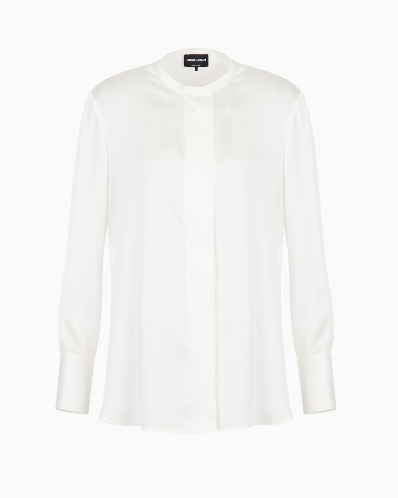Silk charmeuse shirt Slide 0