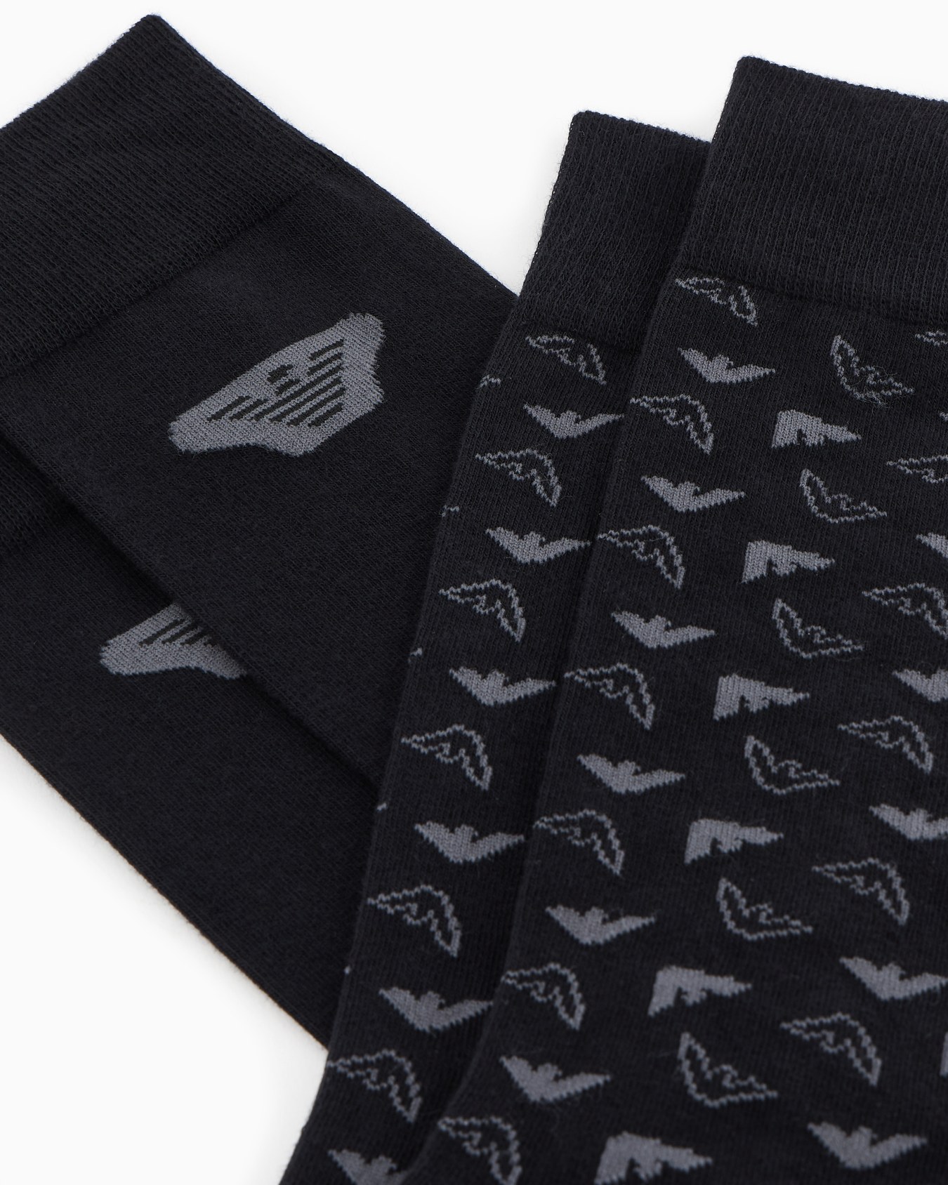 Two-pack of socks with op-art jacquard pattern Slide 1