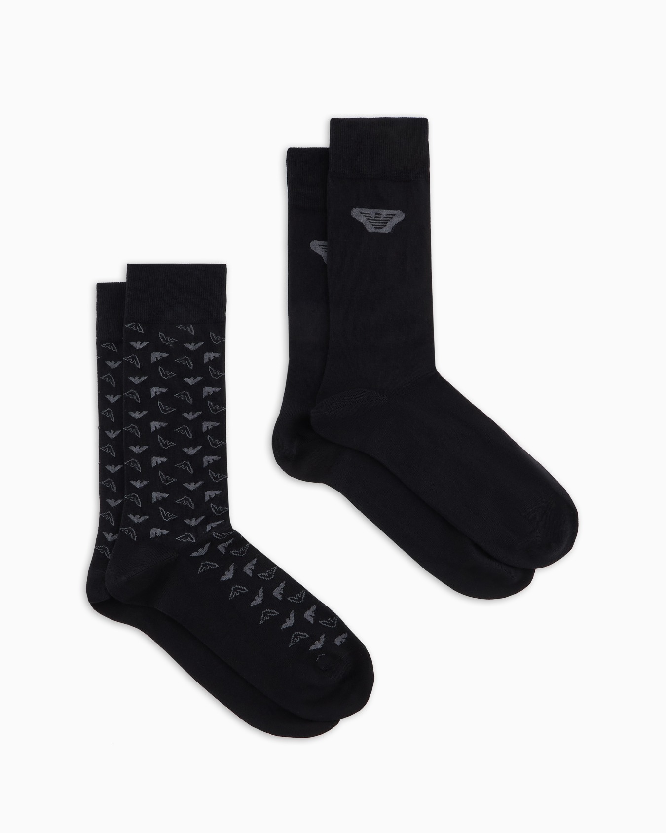 Two-pack of socks with op-art jacquard pattern Slide 0