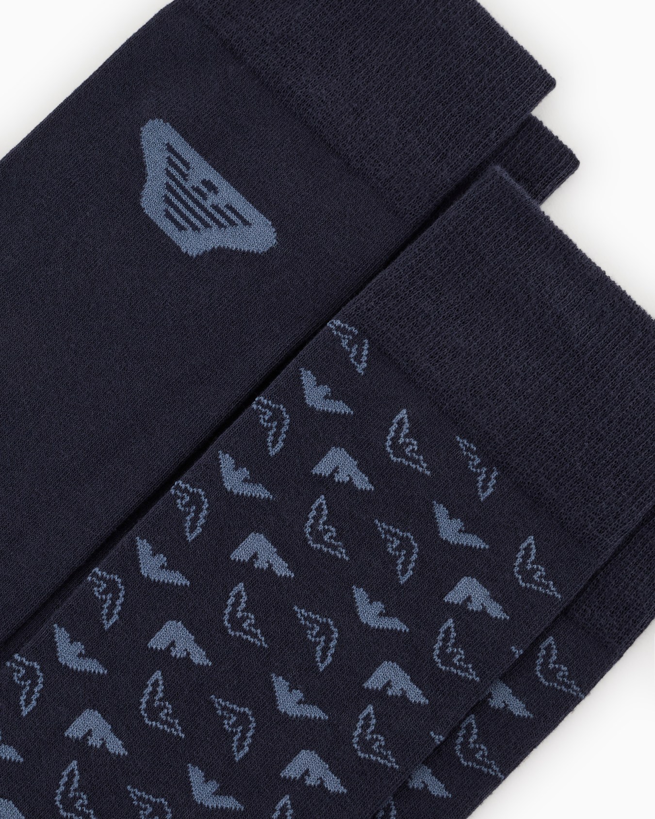 Lot de 2 paires de chaussettes avec motif jacquard optique Diapositive 1