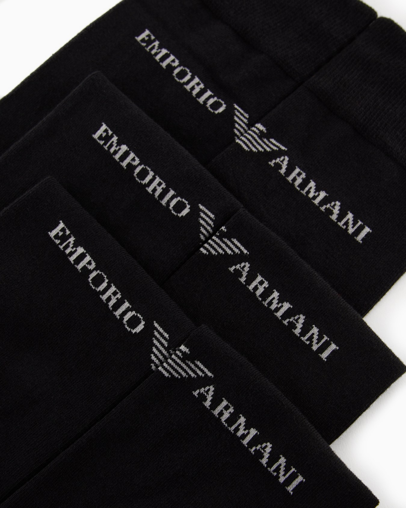 Three-pack of socks with jacquard logo Slide 1