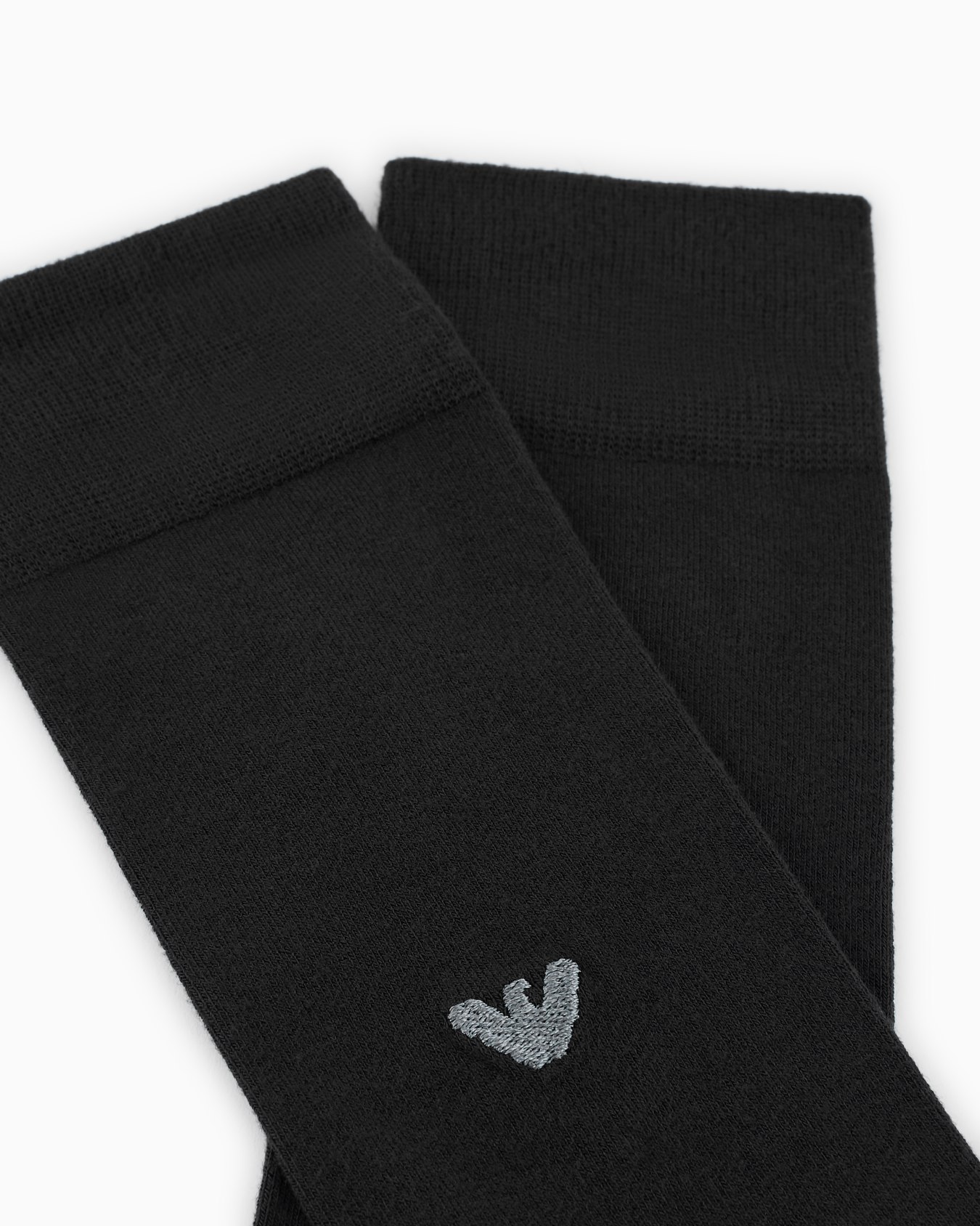 Viscose knee-high socks with eagle embroidery Slide 1