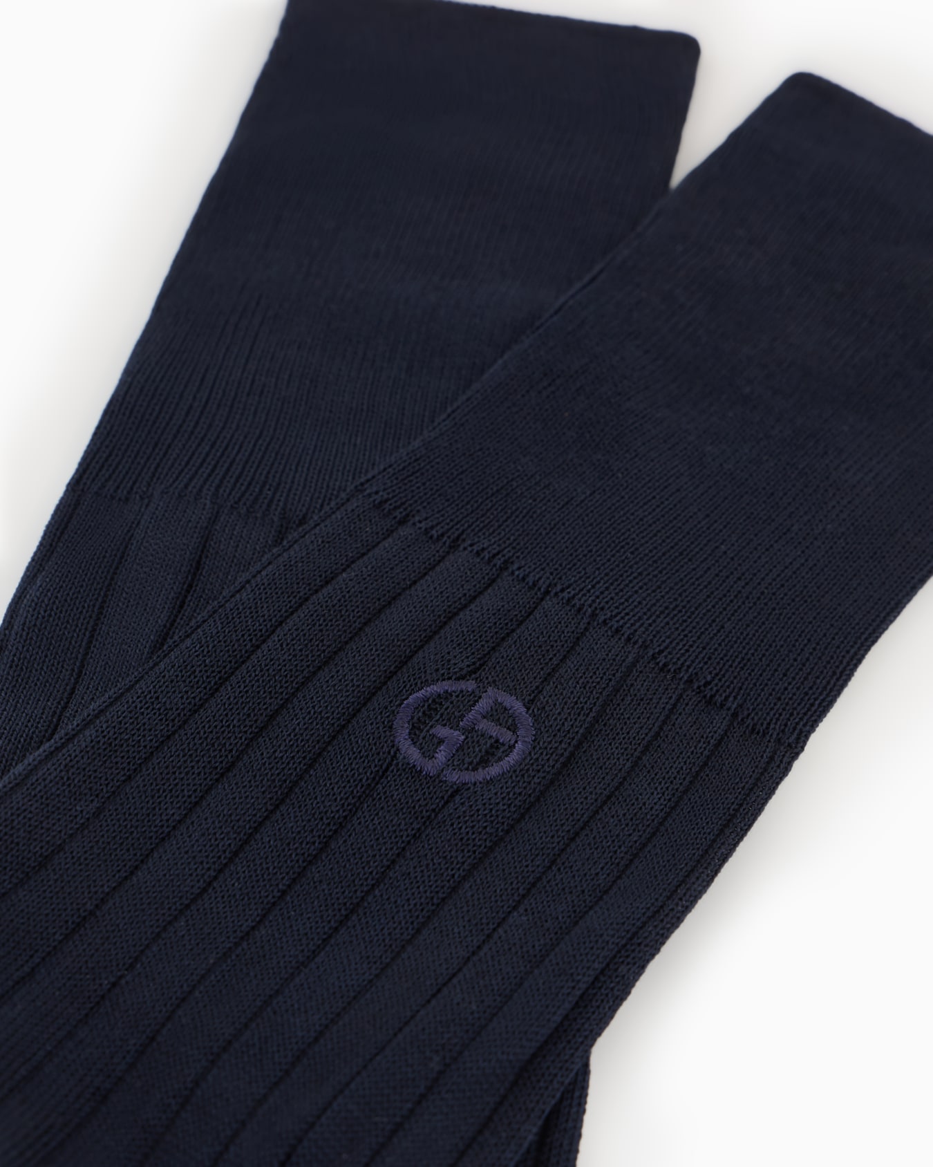 Long socks with embroidered logo Slide 1