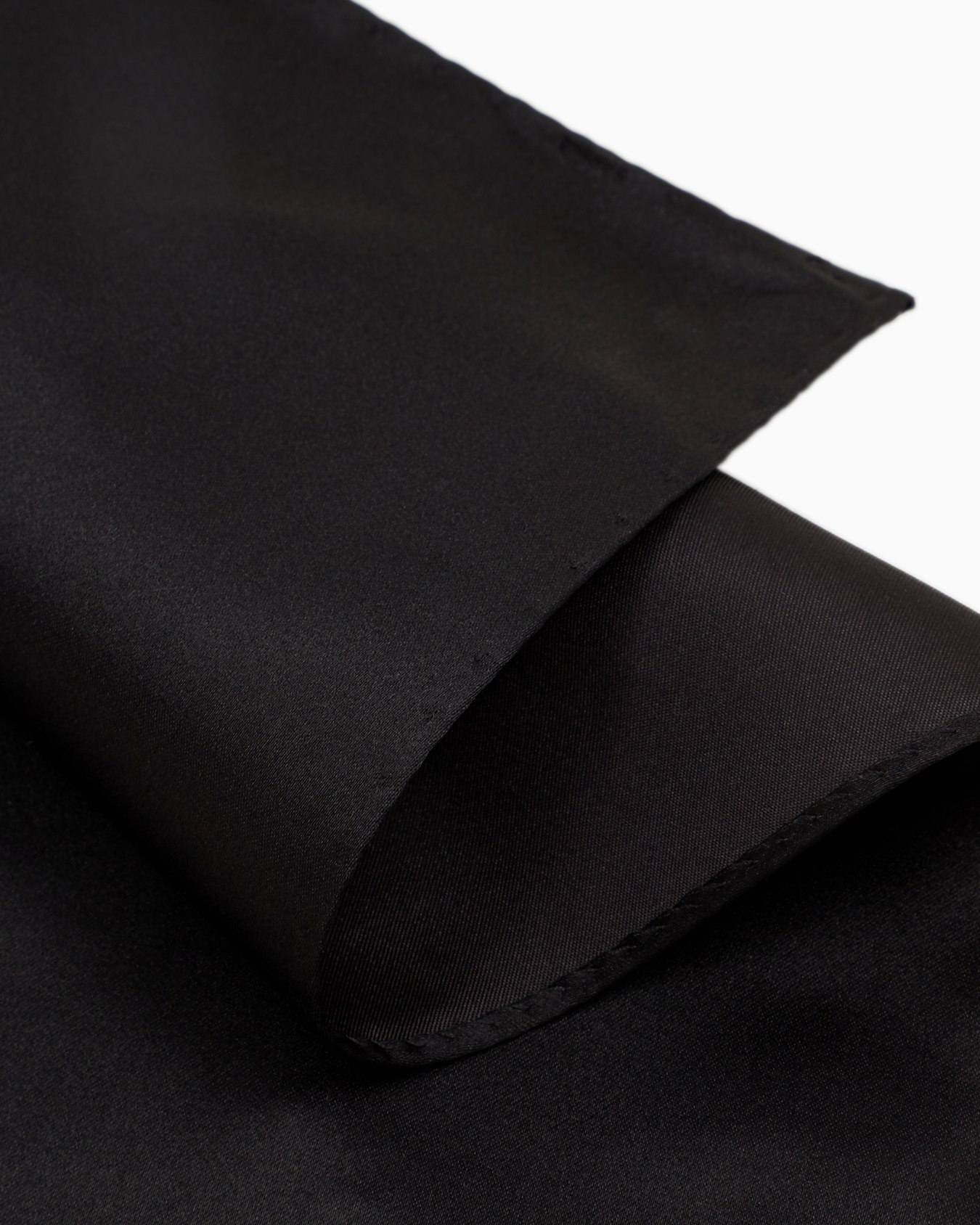Pure silk pocket square with jacquard micro-motif Slide 1