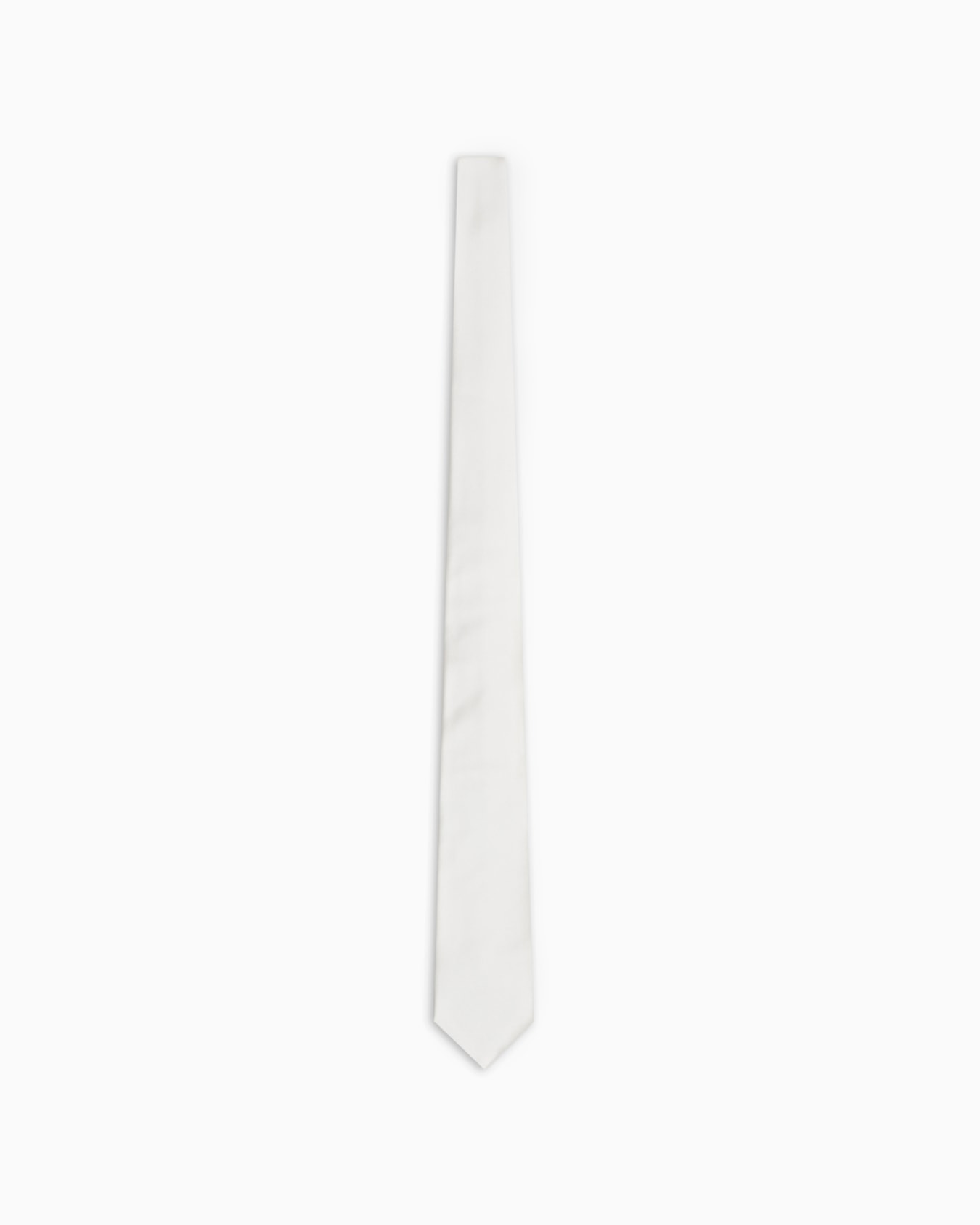 Pure silk tie with jacquard micro-motif Slide 0