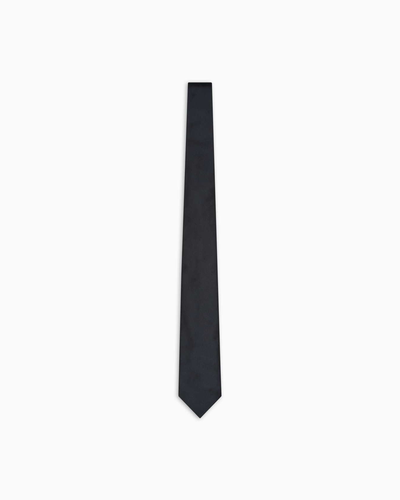 Pure silk tie with jacquard micro-motif Slide 0