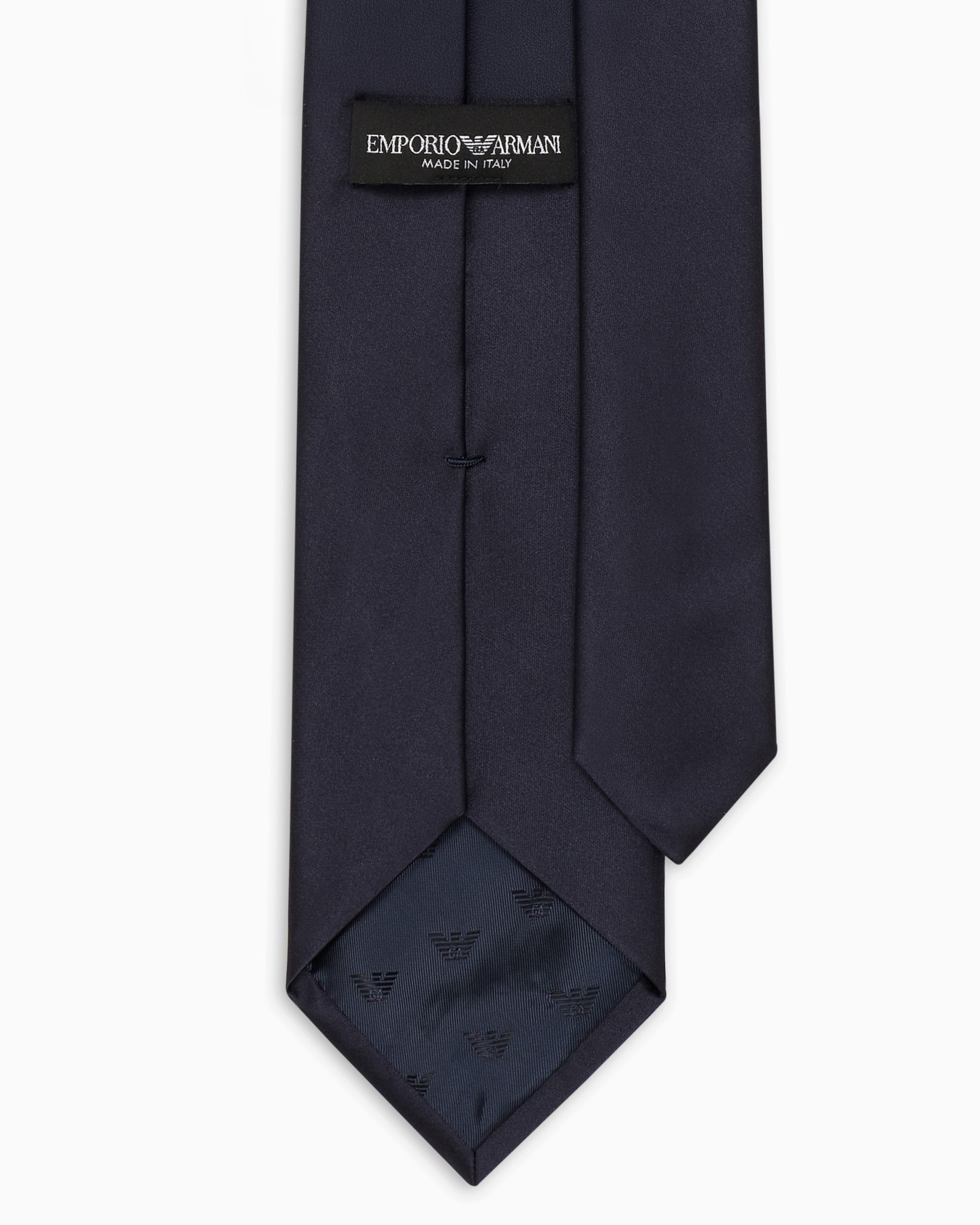 Corbata de seda pura con micromotivo de jacquard Diapositiva 1