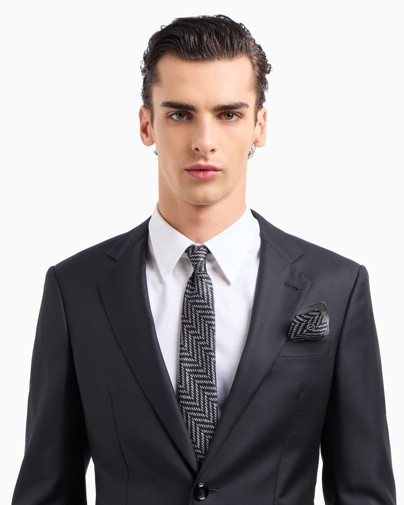 ASV printed silk pocket square Slide 2