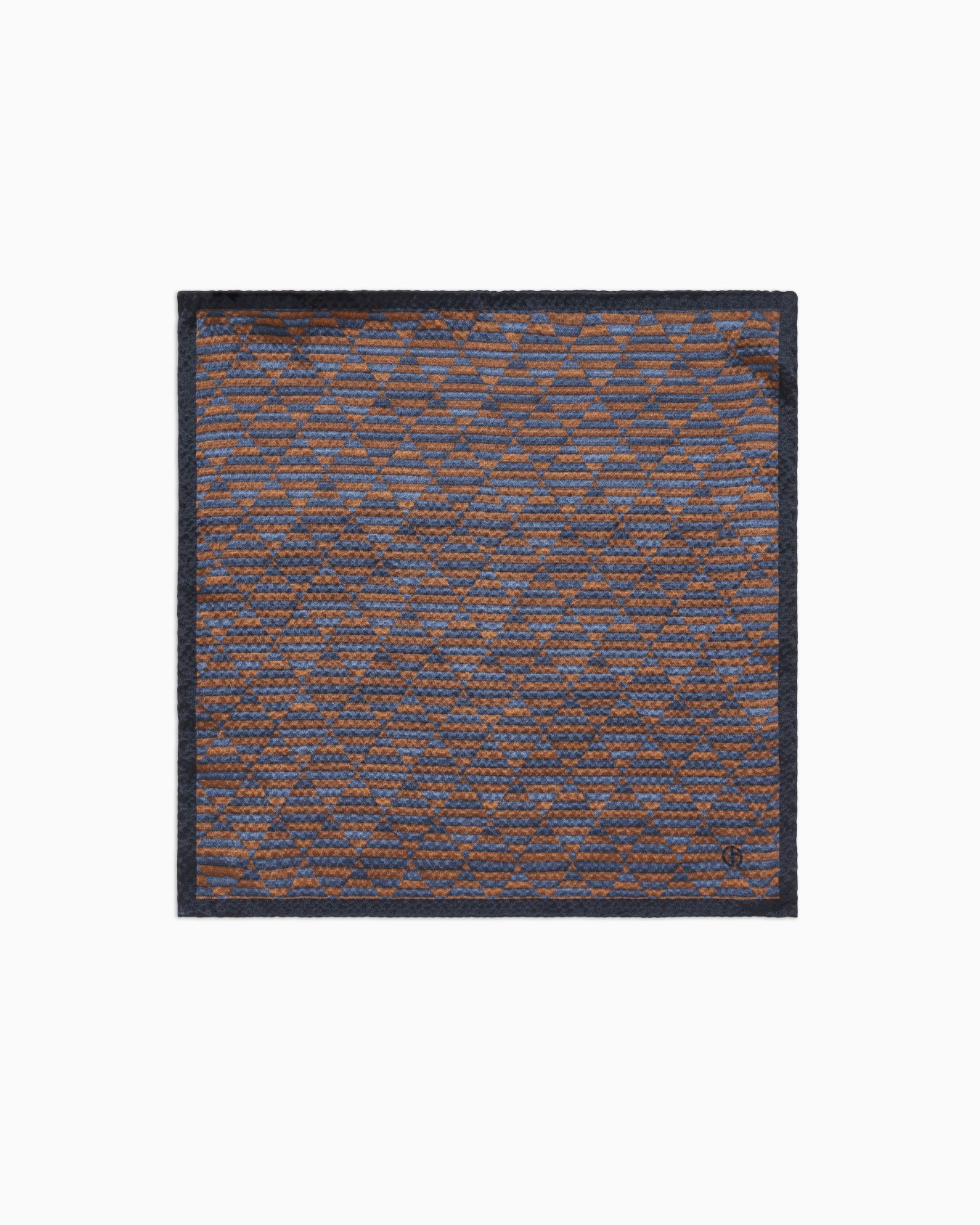 Printed silk pocket square Slide 0