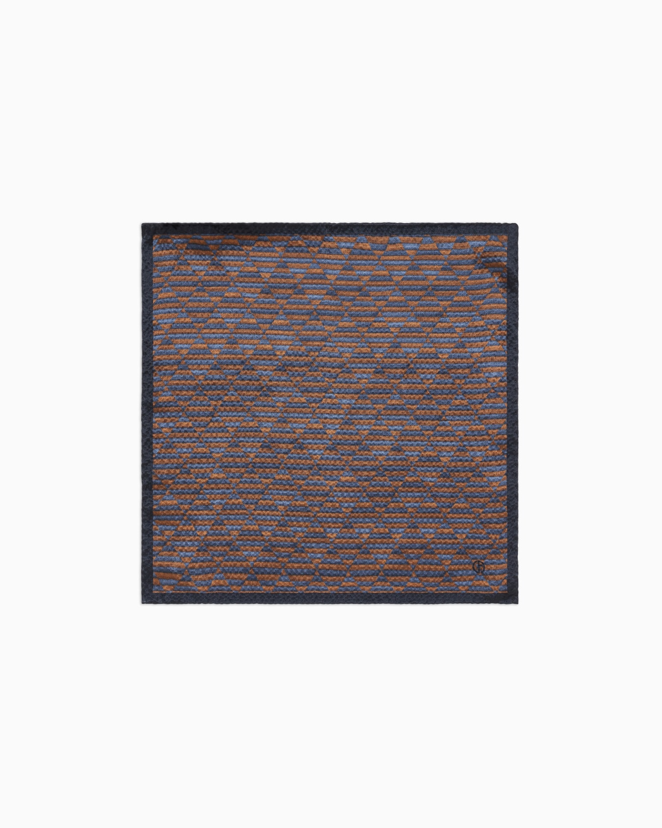 Printed silk pocket square Slide 0
