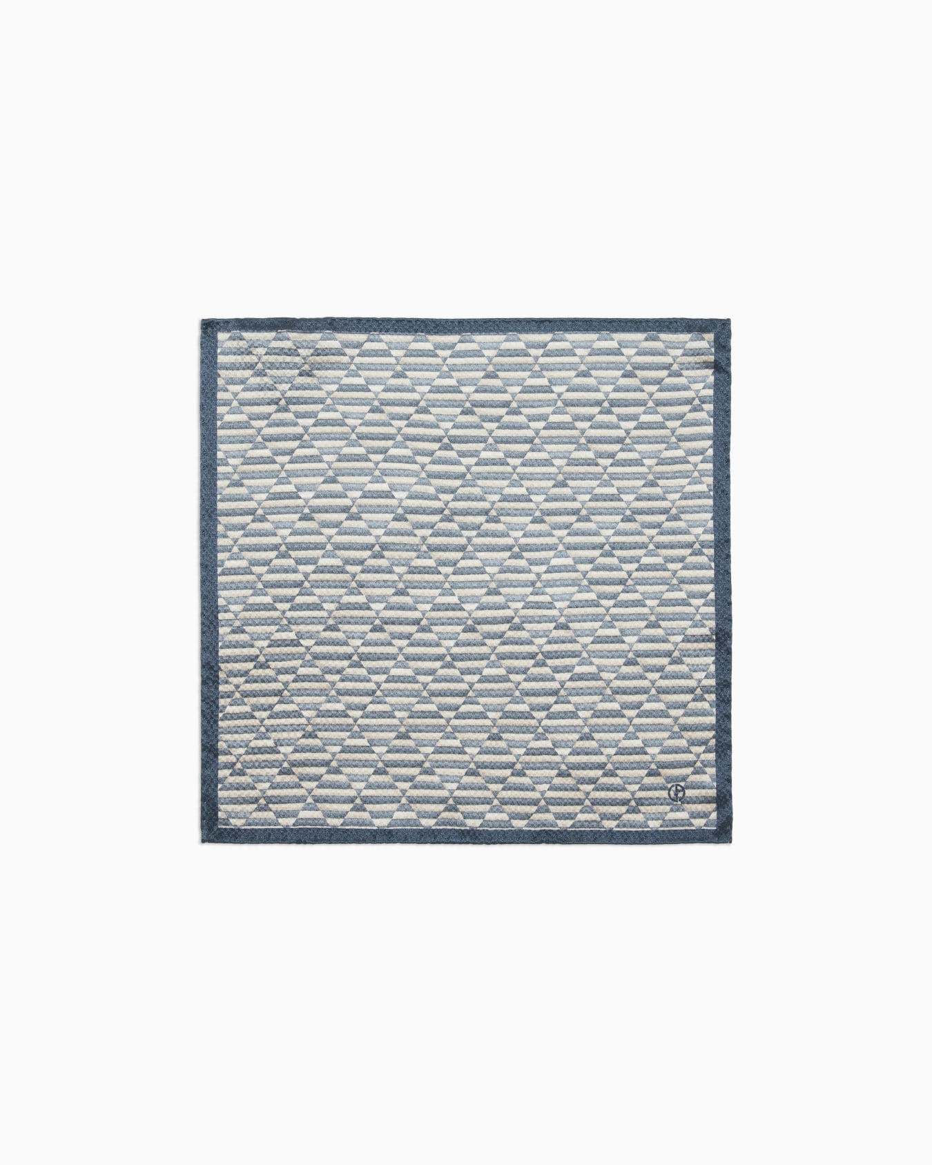 Printed silk pocket square Slide 0