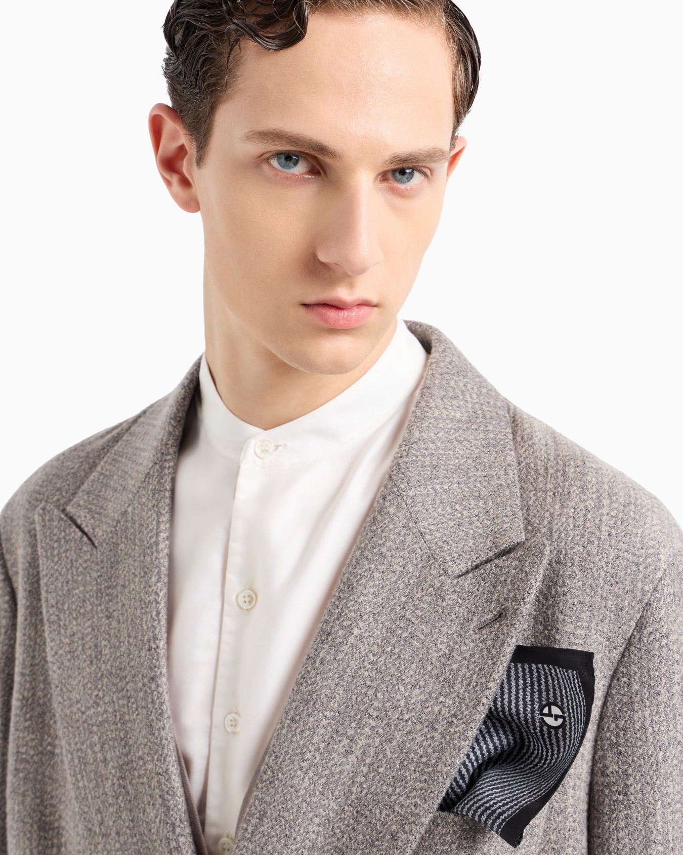 ASV printed silk pocket square Slide 2