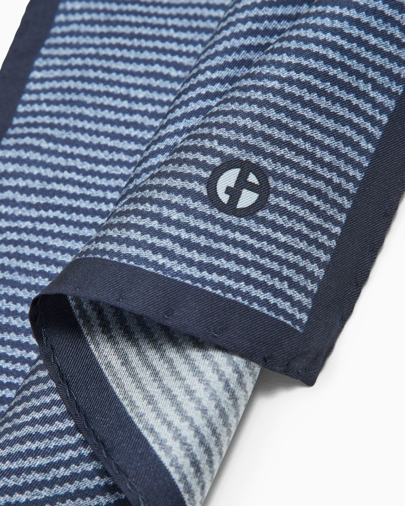 ASV printed silk pocket square Slide 1