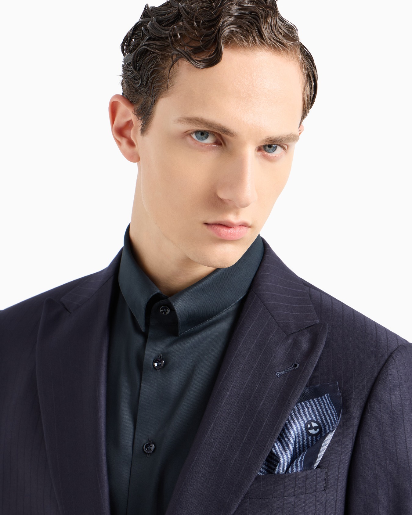 ASV printed silk pocket square Slide 2