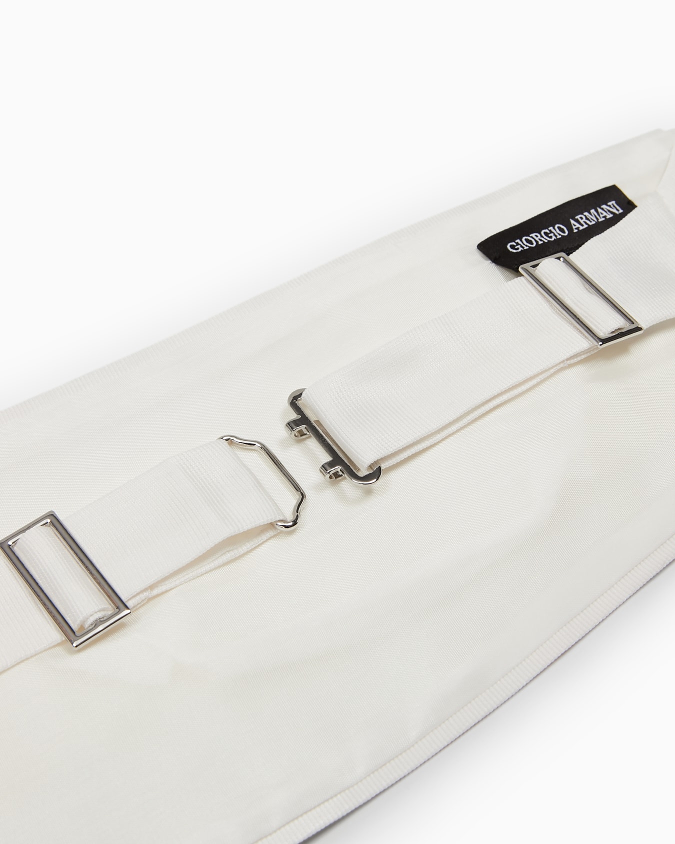 Ceinture de smoking en satin de soie Diapositive 1