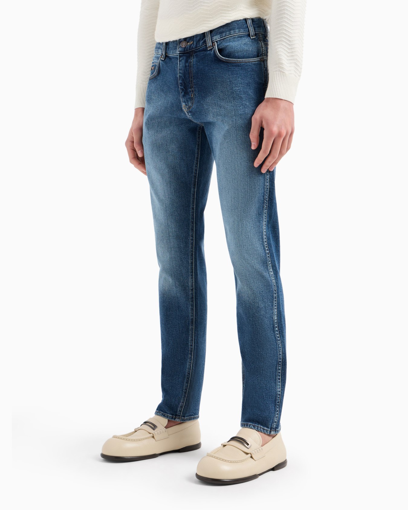 J16 slim-fit, washed denim jeans Slide 1