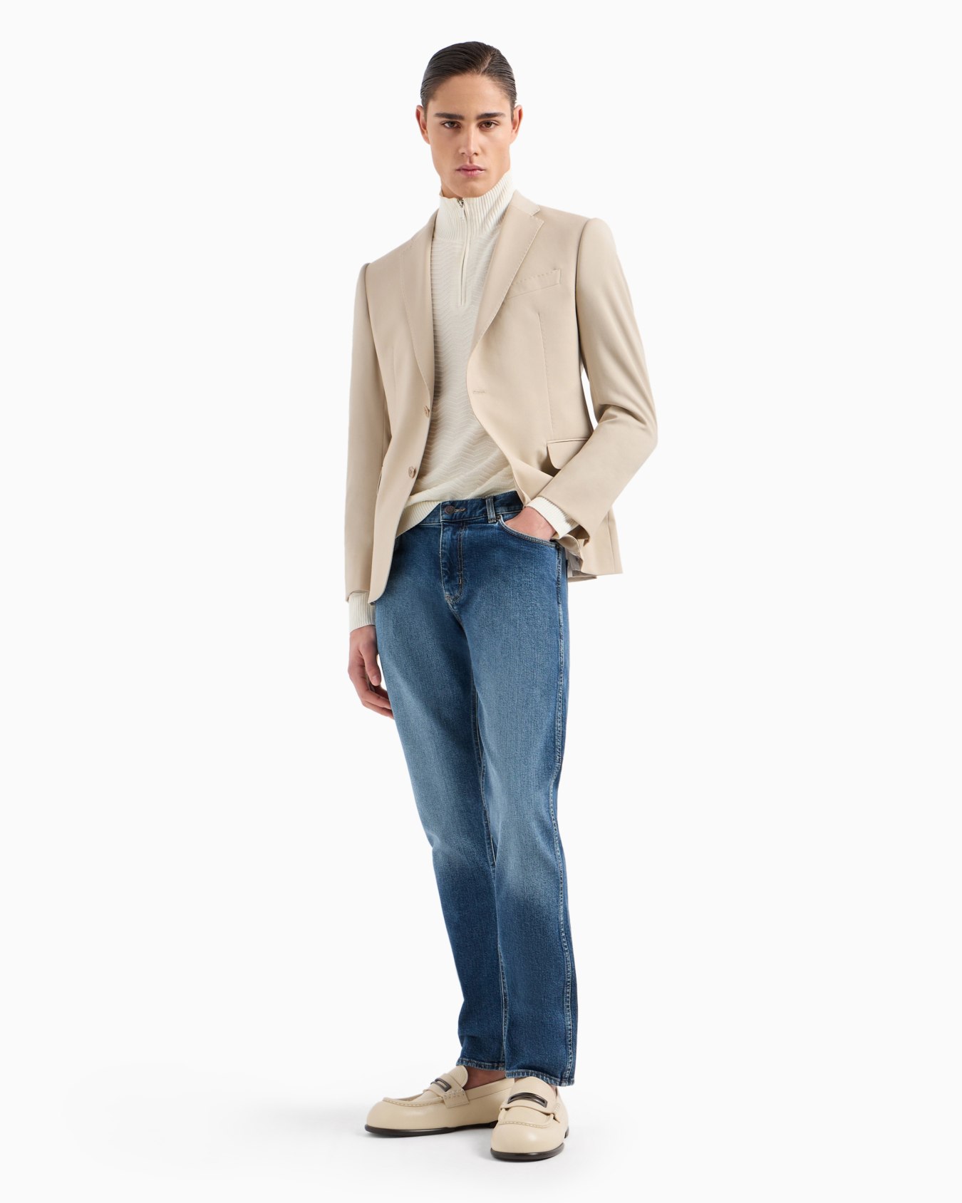 J16 slim-fit, washed denim jeans Slide 3