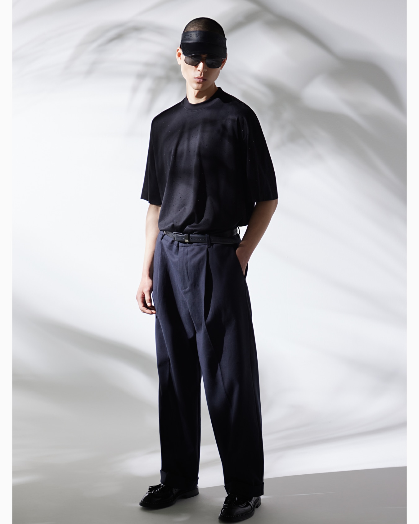 ASV クラブウェア オーバーサイズTシャツ リヨセル混紡ジャージー ラインストーン スライドする 6