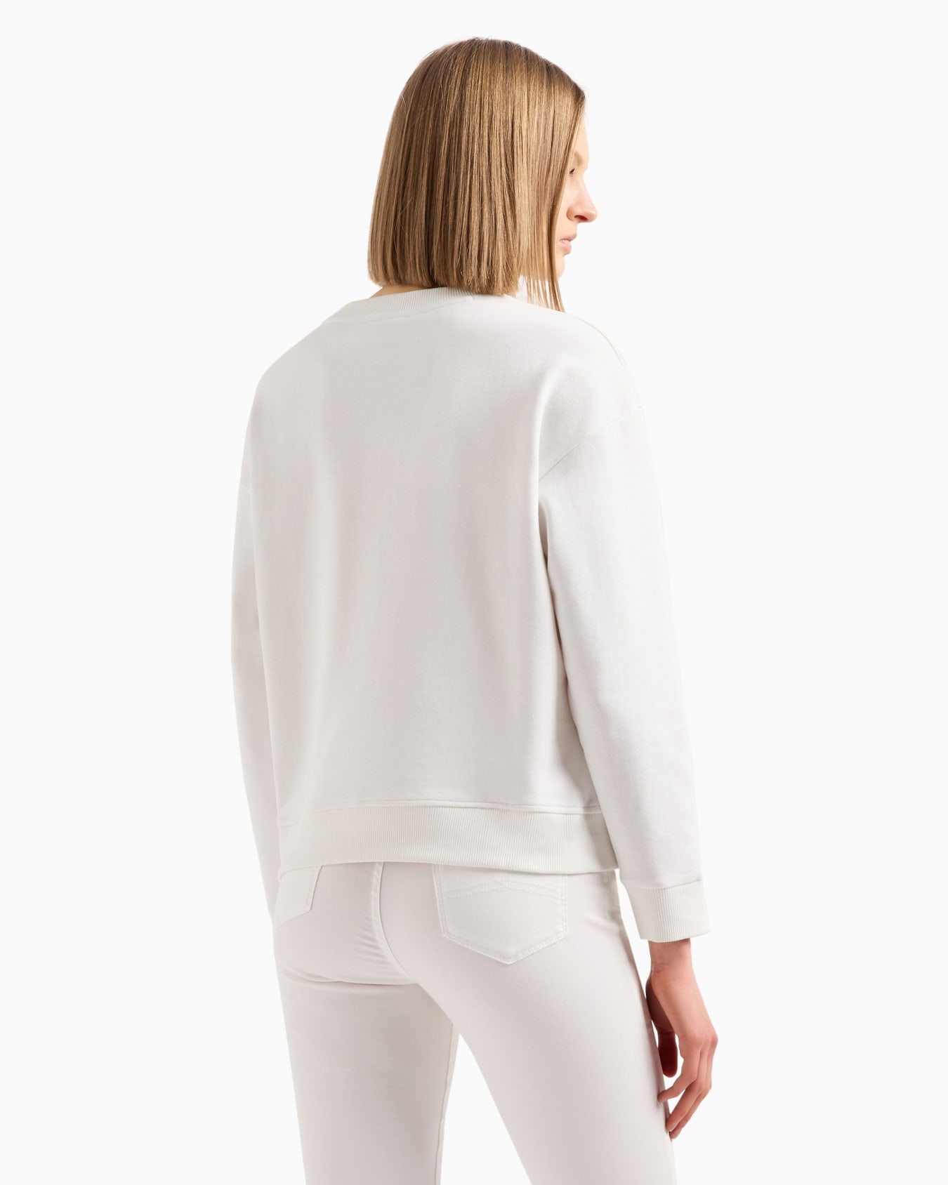 ASV Amore printed organic jersey sweatshirt Slide 2