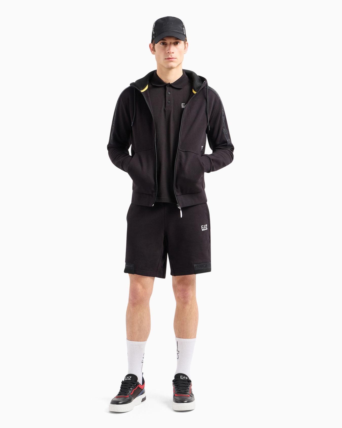 Logo Series hooded cotton sweatshirt Slide 3