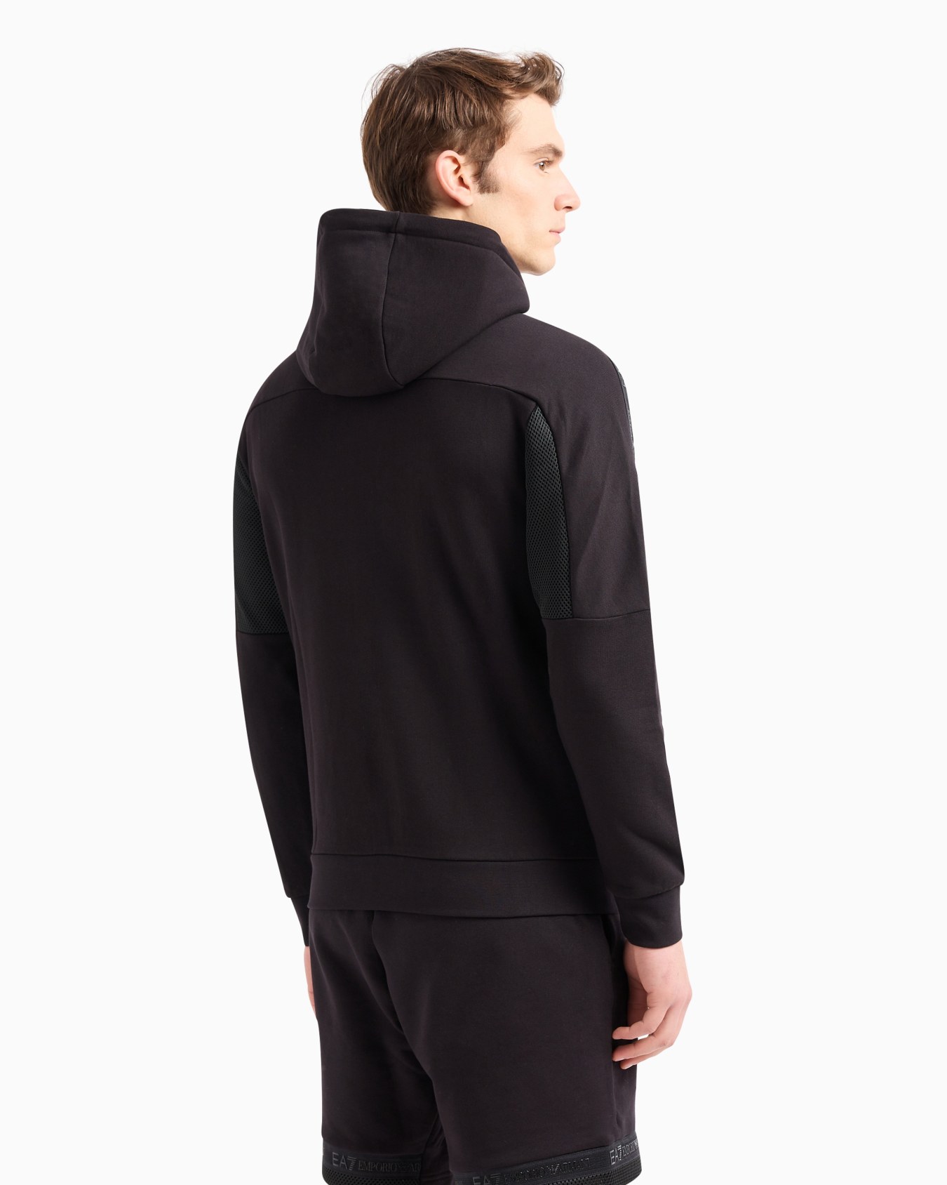 Logo Series hooded cotton sweatshirt Slide 2